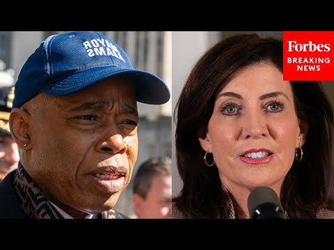 NYC Mayor Eric Adams Holds Press Briefing After Gov. Kathy Hochul Pauses Congestion Pricing
