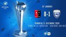 J13 | US Boulogne – US Avranches (0-1)