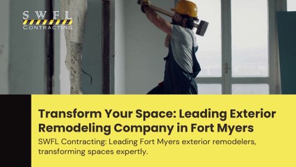 Transform Your Space Leading Exterior Remodeling Company in Fort Myers