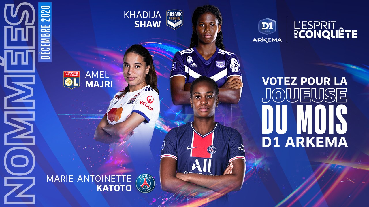 D1 Arkema, joueuse du mois : les nommées pour décembre !