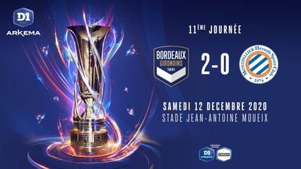 J11 : FCG Bordeaux - Montpellier HSC (2-0)