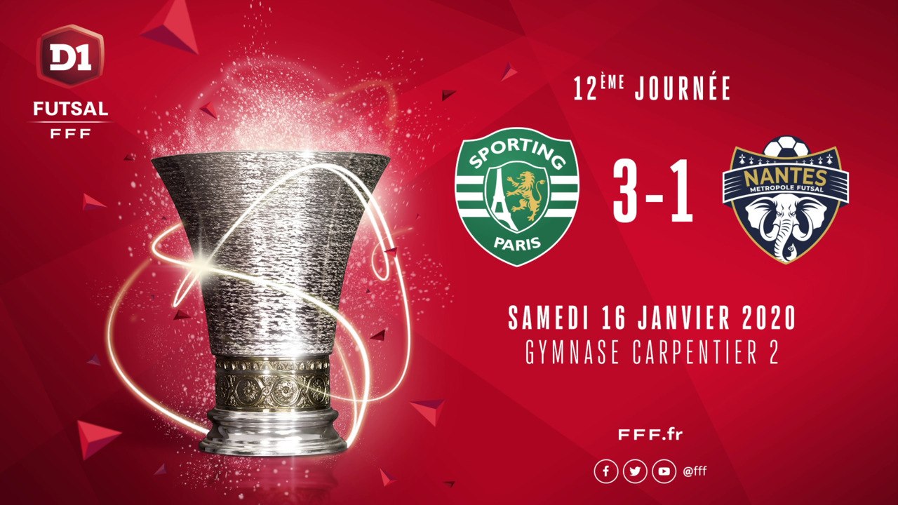 Sporting Club Paris - Nantes Métropole Futsal (3-1)