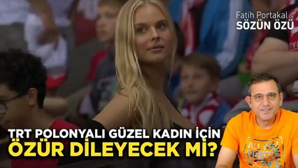TRT CANLI YAYINDA POLONYALI GÜZEL KADIN İÇİN ÖZÜR DİLEYECEK Mİ?