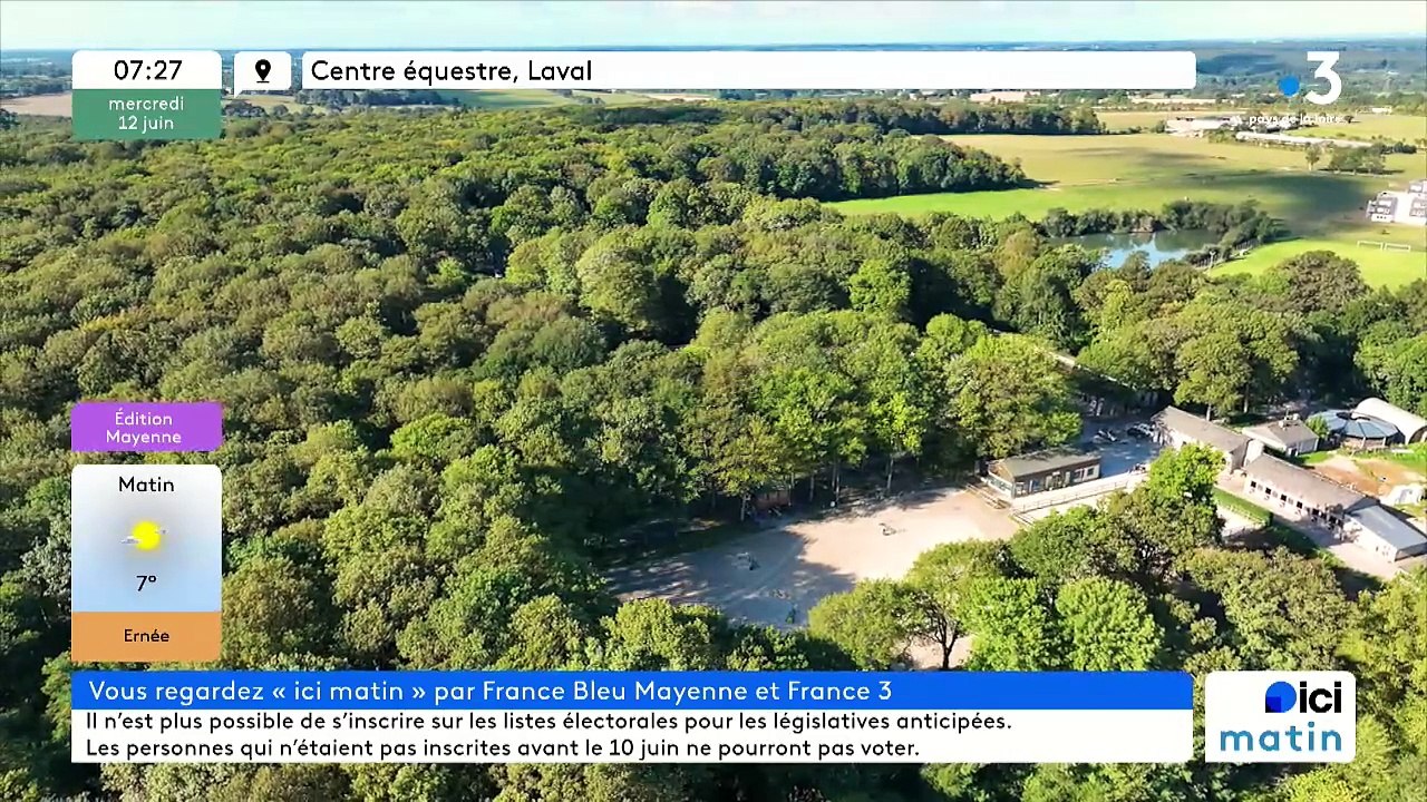 12/06/2024 - Le 6/9 de France Bleu Mayenne en vidéo