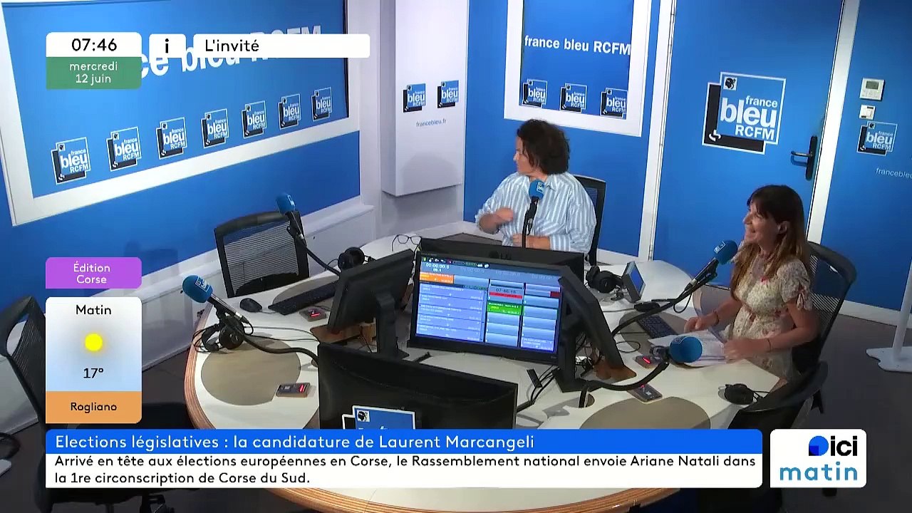 Laurent Marcangeli invité de la rédaction RCFM