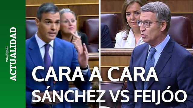 'Duro' cara a cara entre Feijóo y Sánchez