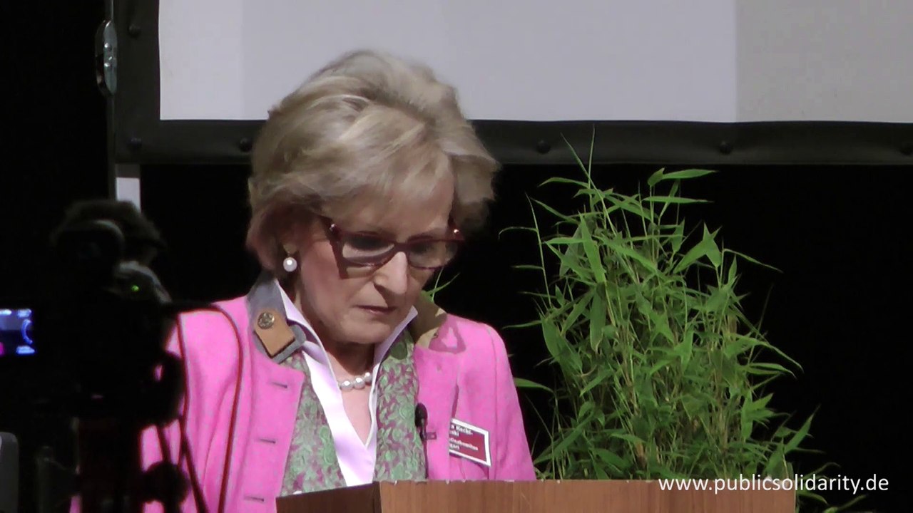 Evelyn Hecht-Galinski - Eröffnungsrede - 2. Palästina-Solidaritätskonferenz in Stuttgart