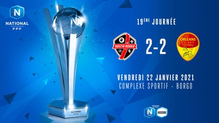 J19 | FC Bastia-Borgo - US Orléans (2-2)
