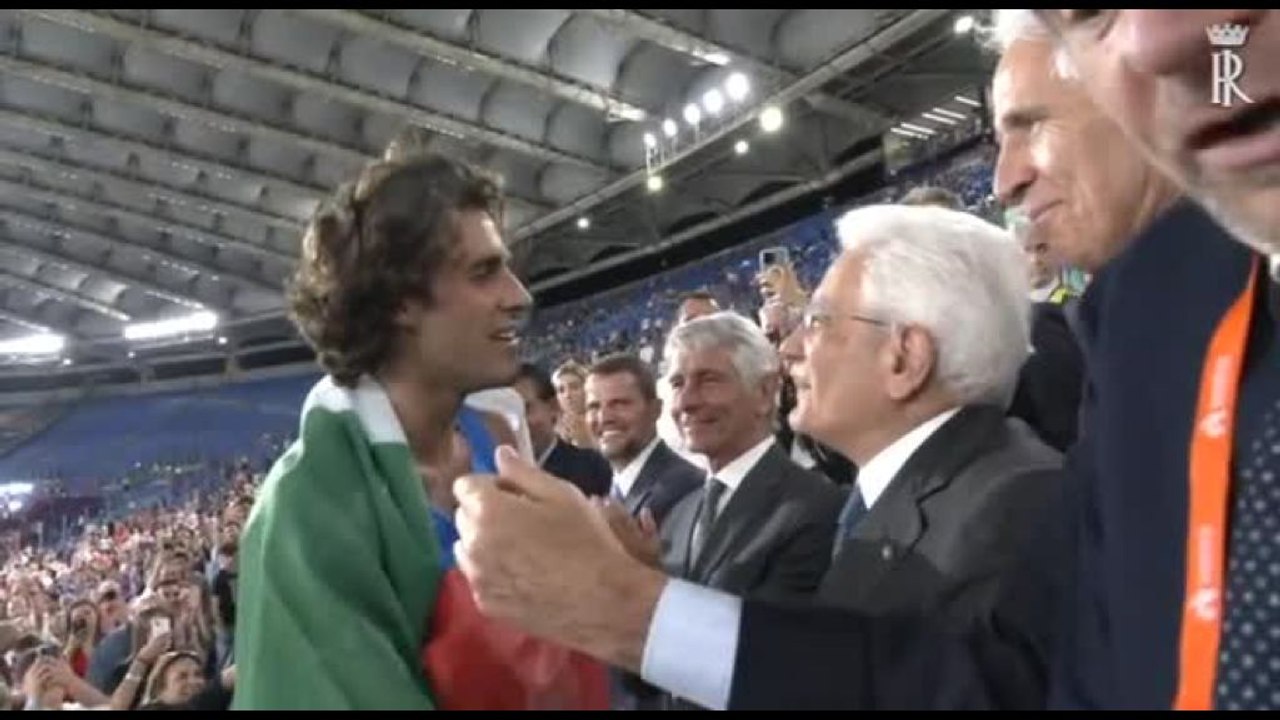 Europei Atletica, oro di Tamberi: show e abbraccio con Mattarella