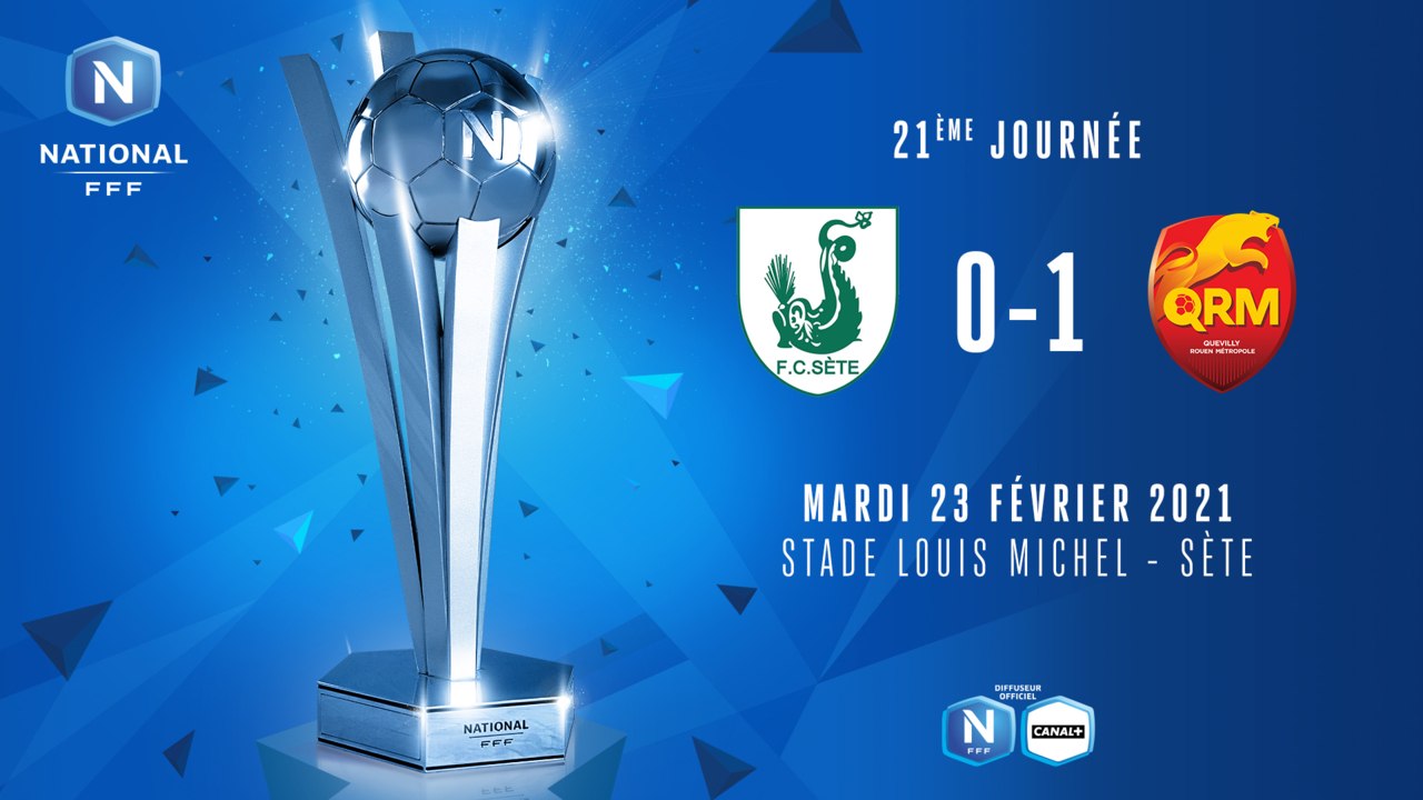 J21 | FC Sète 34 - Quevilly Rouen Métropole (0-1)