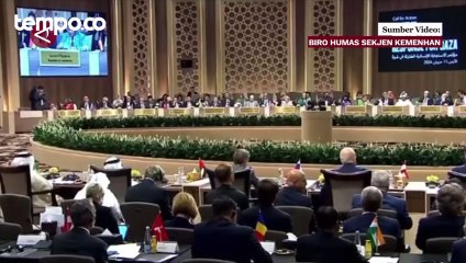 Prabowo Sampaikan 4 Poin Dukungan Indonesia untuk Palestina