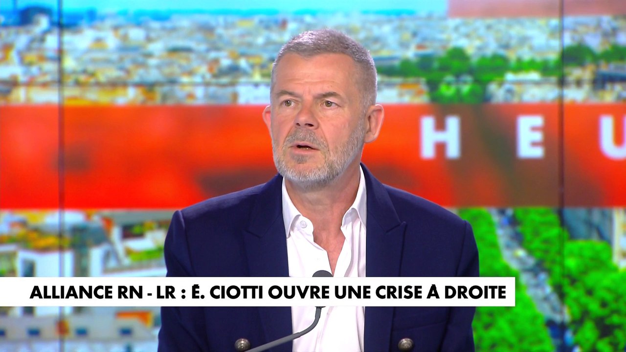 Éric Naulleau : «Éric Ciotti est parfaitement compatible avec le Rassemblement national »