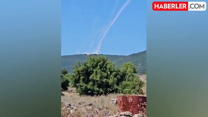 Hizbullah'tan İsrail'e misilleme! 7 Ekim sonrası en büyük füze saldırılarından biri gerçekleşti