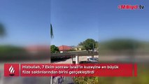 Hizbullah, 7 Ekim sonrası İsrail’in kuzeyine en büyük füze saldırılarından birini gerçekleştirdi