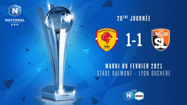 J20 I SC LYON - STADE LAVALLOIS (1-1)