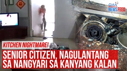 Tải video: Kitchen nightmare! Senior citizen, nagulantang sa nangyari sa kanyang kalan | GMA Integrated Newsfeed