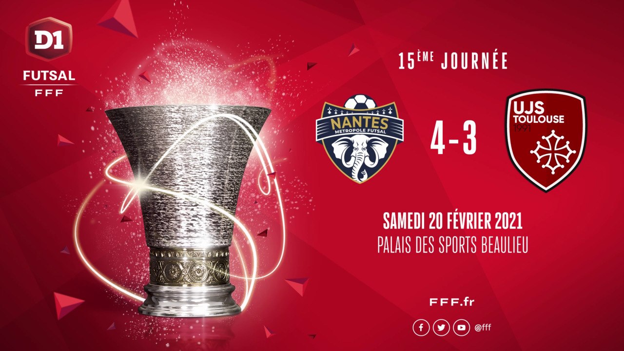 Nantes Métropole Futsal - UJS Toulouse (4-3)