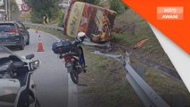 Lima cedera bas persiaran terbabas di Jalan Duta