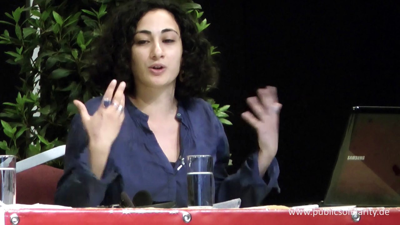 Haneen Naamnih am 11. Mai 2013 1. Panel - 2. Palästina-Solidaritätskonferenz in Stuttgart