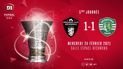 Mouvaux Lille - Sporting Club Paris (1-1)