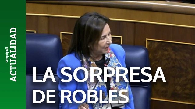 La sorpresa de Margarita Robles tras una pregunta de Ione Belarra