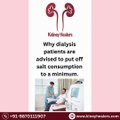 Why dialysis patients are advised to put off salt consumption to  minimum?