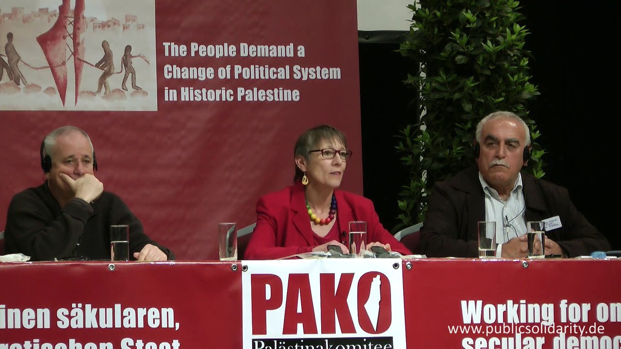 Annette Groth am 11. Mai 2013 - 2. Palästina-Solidaritätskonferenz in Stuttgart