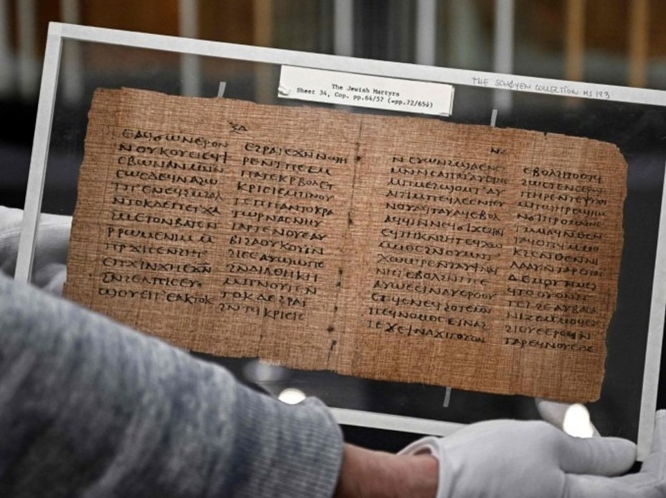 Spektakuläre Summe für ältestes Buch mit Bibel-Texten