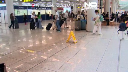 NO COMMENT: Las inundaciones paralizan el aeropuerto de Palma de Mallorca