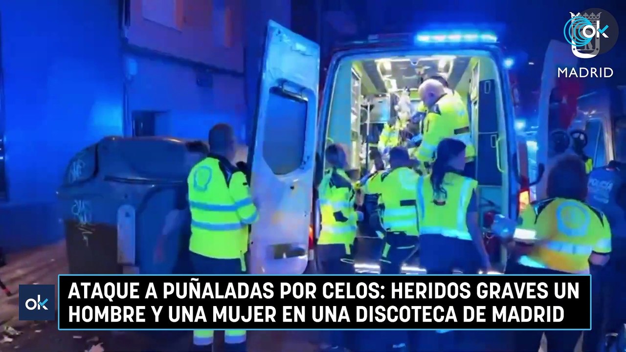 Ataque a puñaladas por celos: heridos graves un hombre y una mujer en una discoteca de Madrid