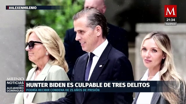 Hunter Biden, hijo de Joe Biden, declarado culpable por posesión ilegal de armas
