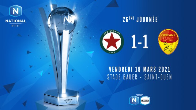 J26 | Red Star – US Orléans (1-1)