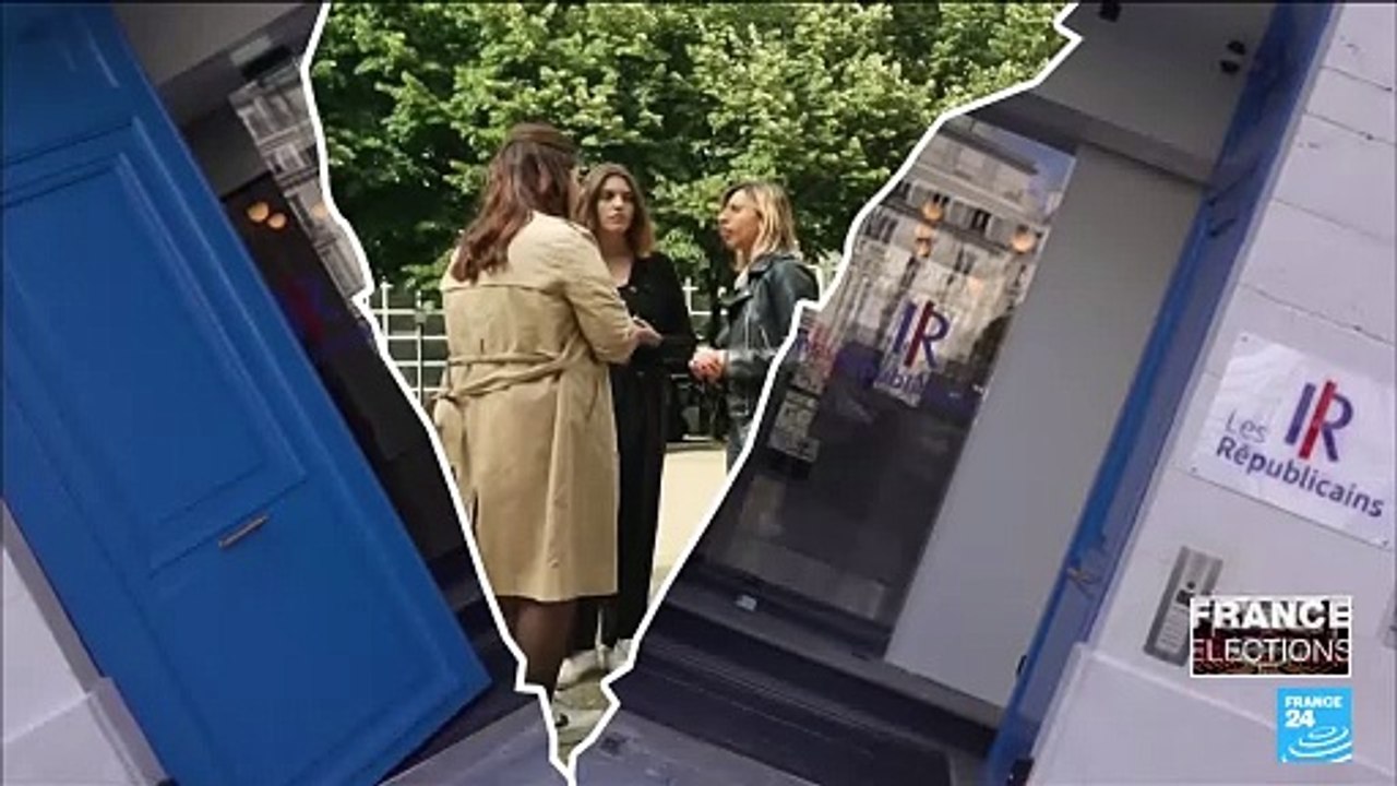 France’s conservative Republicans party divided...
