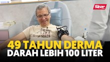 49 tahun derma darah lebih 100 liter