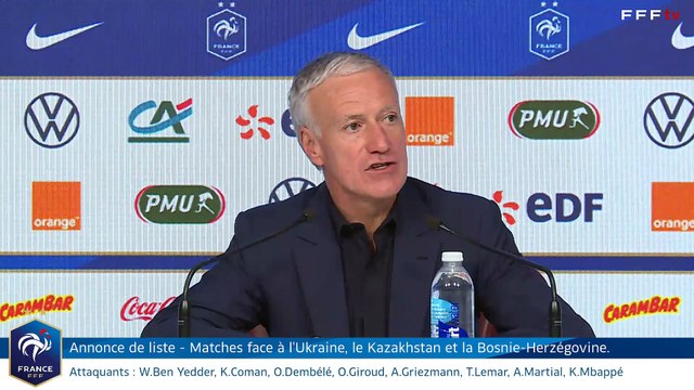 La conférence de Didier Deschamps en replay