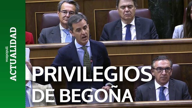 Un diputado del PP pone en evidencia los privilegios de Begoña Gómez