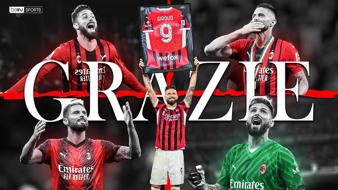 GRAZIE Giroud, les plus GRANDS moments d'Olivier Giroud à l'AC Milan !