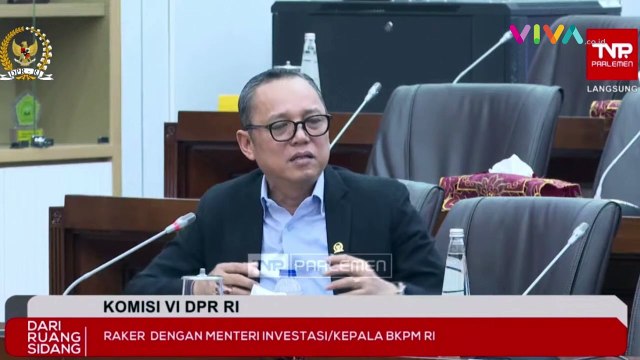 'ADU ARGUMEN PANAS' Menteri Bahlil saat Raker Investasi DPR