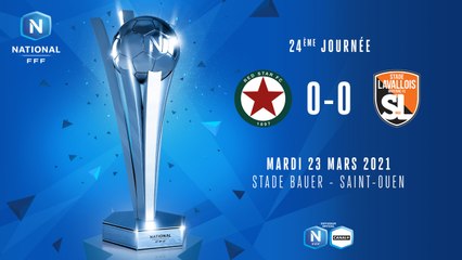 J24 | Red Star – Stade Lavallois (0-0)