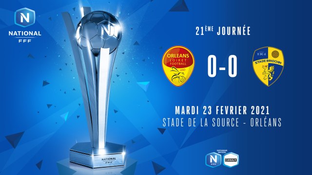 J21 | US Orléans – Stade Briochin (0-0)