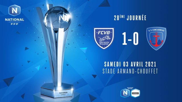 J28 I FC VILLEFRANCHE B. - US CONCARNEAU (1-0)