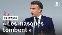 Emmanuel Macron estime que « les masques tombent »