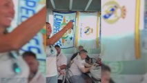 La peña madridista en Miami celebró así la Champions