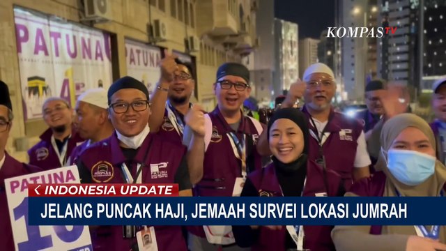 Jemaah Haji Patuna Mulai Survei Lokasi Pelemparan Jumrah di Malam Hari