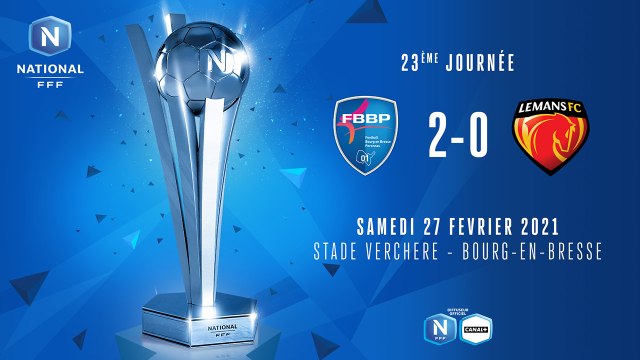 J23 I Bourg Péronnas 01 - Le Mans FC (2-0)