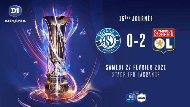 J15 : ASJ Soyaux - Olympique Lyonnais (0-2)