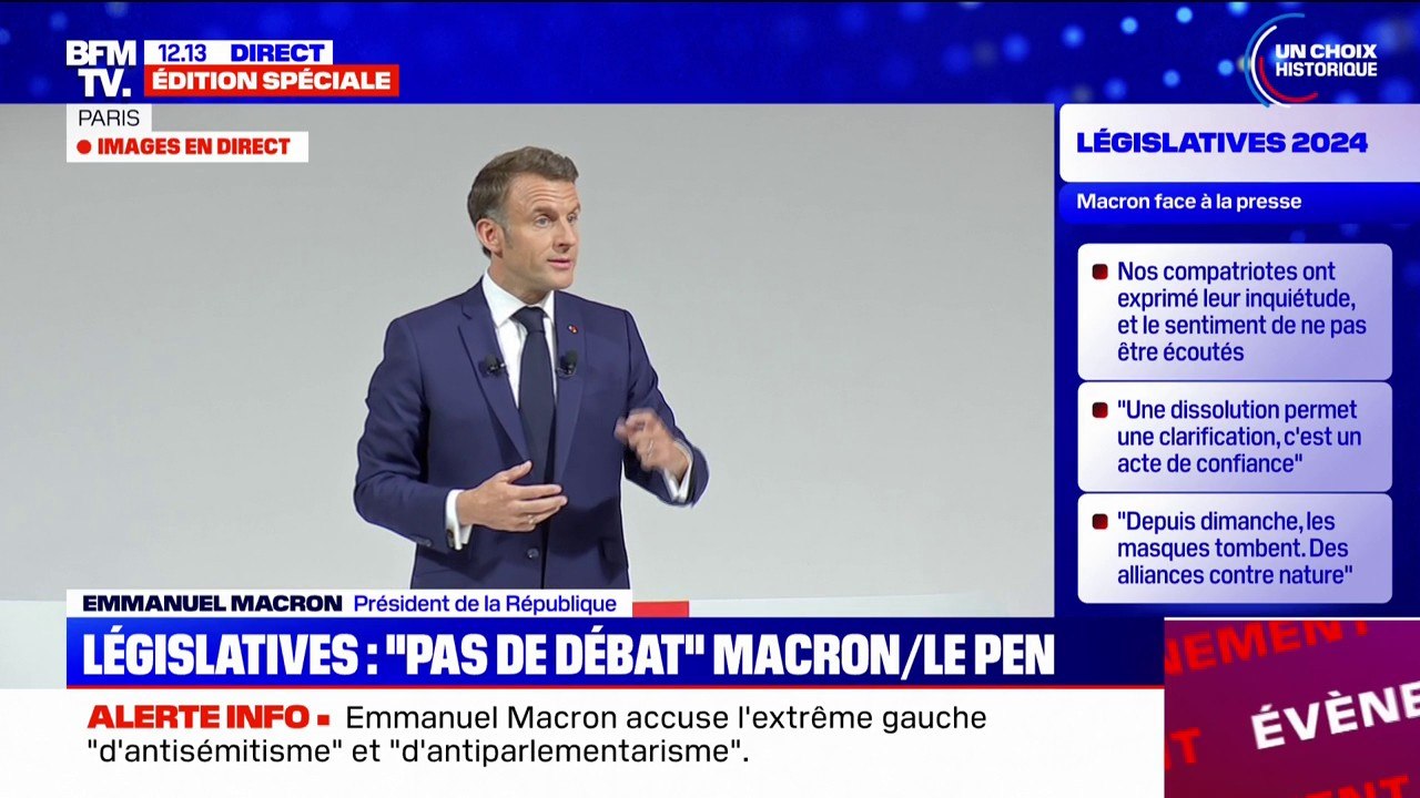Emmanuel Macron: "Ce n'est pas de la stabilité fiscale qu'on fait depuis sept ans, c'est la baisse des impôts"