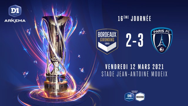 J16 : FCG BORDEAUX - PARIS FC (2-3)