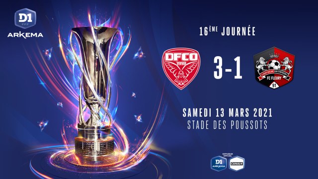 J16 : DIJON FCO - FC FLEURY 91 (3-1)