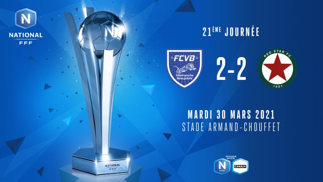 J28 I FC VILLEFRANCHE B. - RED STAR FC (2-2)